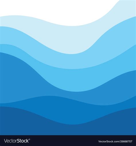Abstract Water Wave Design Background Royalty Free Vector