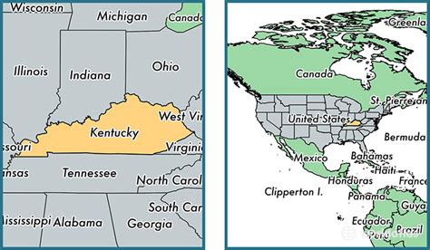 Where Is Kentucky State Where Is Kentucky Located In