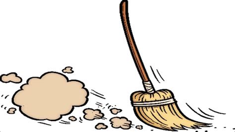 Broom And Dustpan Clipart Cartoon Sweeping Mop Pictures On