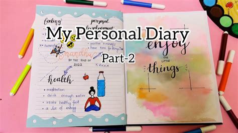 My Personal Diary 2022 Part 2 Bullet Journal Diary Decoration