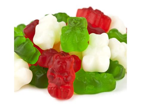 Sweetgourmet Christmas Gummy Bears Red Green White Holiday Candy