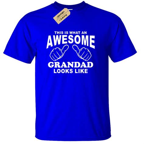 Awesome Grandad T Shirt Mens Funny T Present Fathers Day Ebay