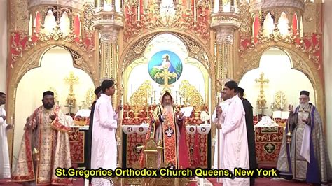 The Holy Penta Mass Malankara Orthodox Church Anchinmel Qurbana Youtube