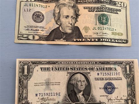 1935 And 2003 20 Dollar Bill Star And Fancy Serial Number Etsy