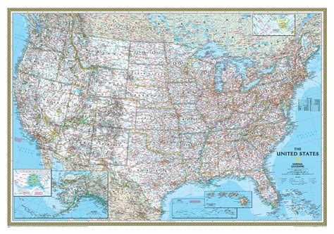 United States Of America Ngs Buy Wall Map Of Usa Mapworld