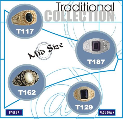 Traditional Class Ring Styles