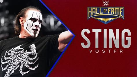Sting Wwe Hall Of Fame 2016 Vostfr Youtube