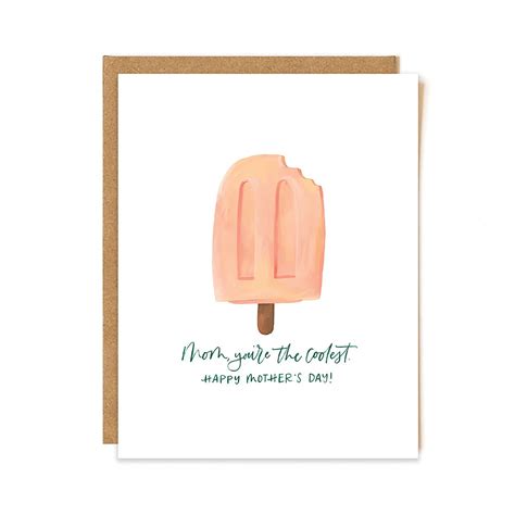 Mothers Day Popsicle Greeting Card Ruff House Paperie