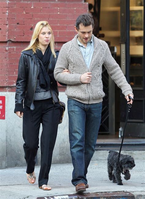 Claire Danes And Hubby Hugh Dancy Were Spotted Taking The Puppy For A