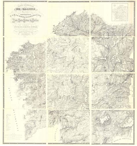 Galicia Mapas Generales 1845