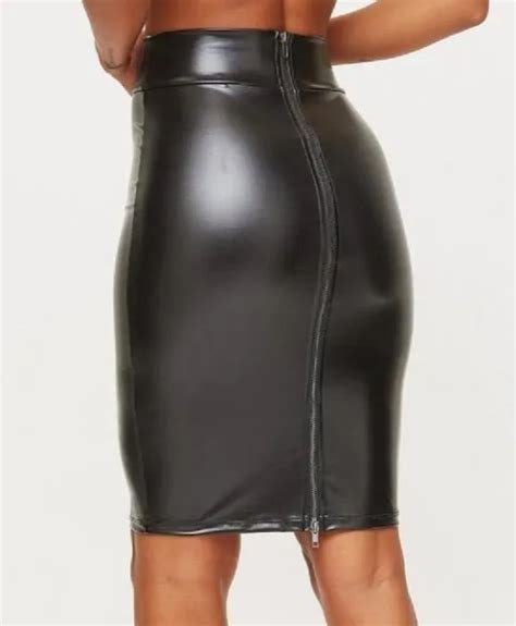 Ann Summers Sexy Zuri Wet Lookfetish Skirt Small £899 Picclick Uk