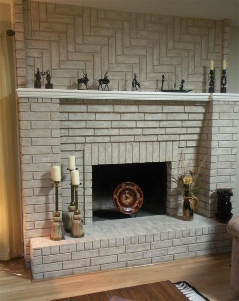 Painted Brick Fireplace Ideas Fireplace Designs