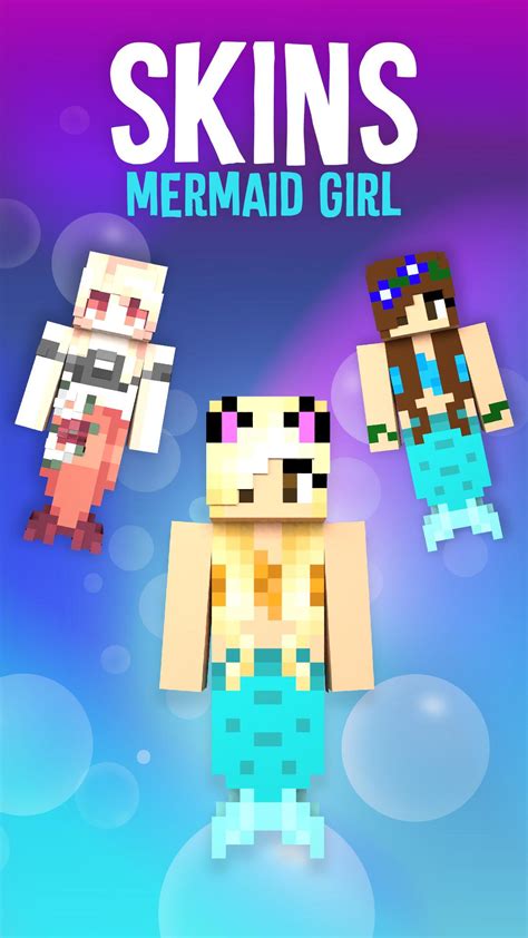 Minecraft Girl Skin Mermaid Alison Handley