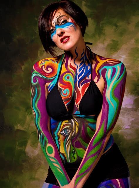 Body Paint On Canvas Trend Warehouse Of Ideas