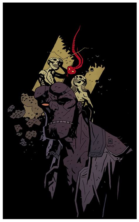 The 2016 horror film the conjuring 2 has valak as the main antagonist, taking on the form of a demonic nun to shake the faith of paranormal investigator lorraine warren vera farmiga in her psychic visions and the form of the crooked man from the rhyme there was a. Hellboy - The Serpent by Mike Mignola | Mike mignola art ...