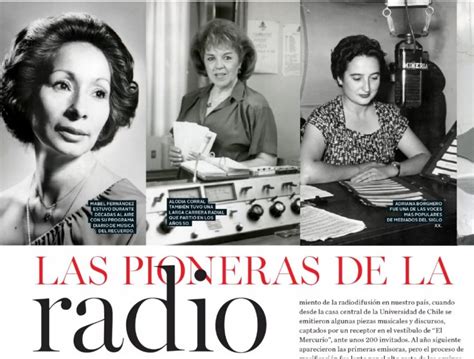 Las Pioneras De La Radio En Chile Archi