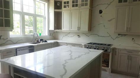 The cost of quartzite and quartz ranges from $60 per square foot up to $100 and beyond. kitchen white quartz backsplash - Google Search | Quartz kitchen countertops, Outdoor kitchen ...