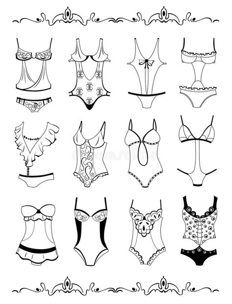Erotic Lingerie Stock Vector Illustration Of Drawing 33244465