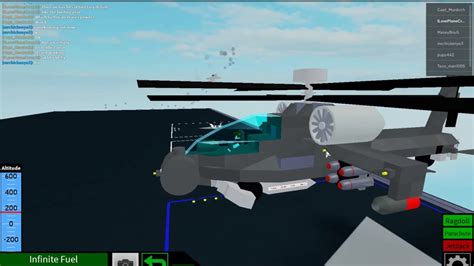 New Boeing AH 64 Apache Helicopter Plane Crazy Roblox YouTube
