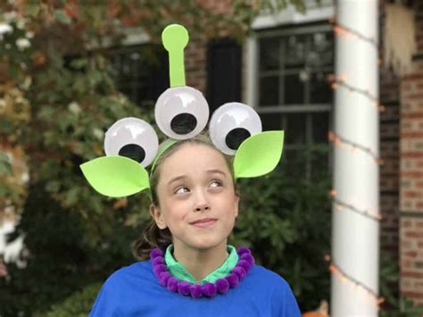How To Make A Diy Toy Story Alien Costume Classy Mommy