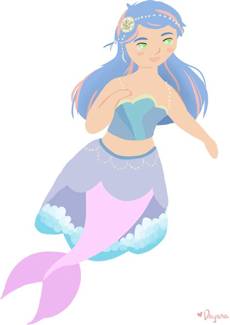 Mermaid Clipart Watercolor Clip Art Png Download Full Size