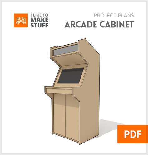 Arcade Cabinet Digital Plans I Like To Make Stuff