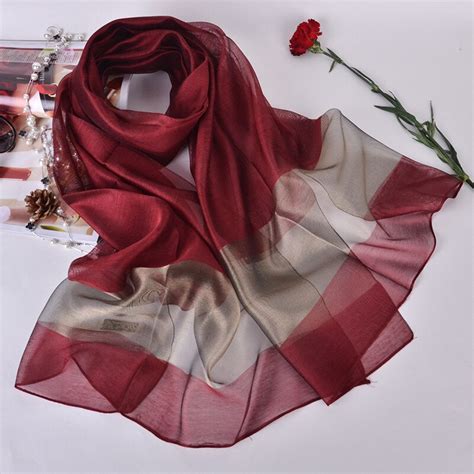 2017 Hot Women Silk Beachhijabscarf Shawlmuslim Scarf Female Solid