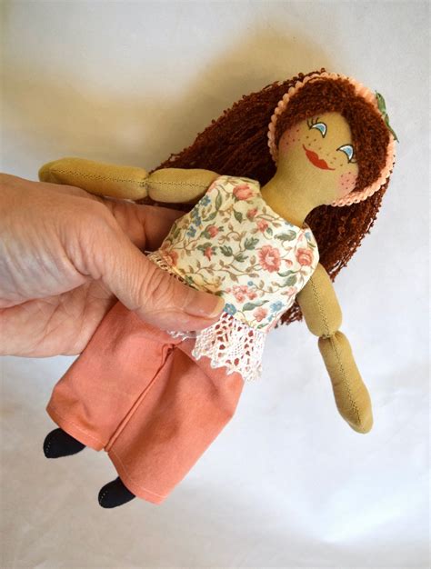 Doll With Red Hair And Blue Eyes Toy For Kids Handmade Etsy Red Hair