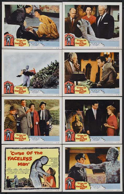 Curse Of The Faceless Man 1958 Faceless Men The Faceless Lobby Cards