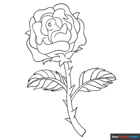Free Printable Rose Coloring Pages For Kids