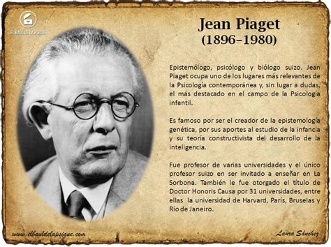 Etapas Del Desarrollo Cognitivo De Jean Piaget