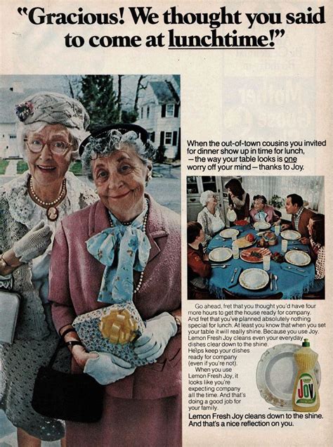 Joy Dishwashing Liquid Vintage Ads 1950s Vintage Ads Everyday Dishes