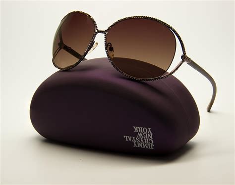 Jimmy Crystal Swarovski Sunglasses Vgs2027 W Hand Placed Swarovski Elements Clothing