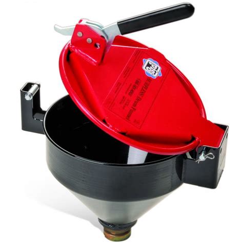 New Pig Drm1125 Bk Burpless One Hand Sealable Drum Funnel Mister Worker