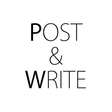 Post And Write