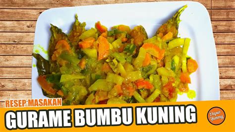 Makan udang bukan berarti harus mahal lho. RESEP GURAME BUMBU KUNING RASANYA ENAK | CARA MASAK GURAME ...