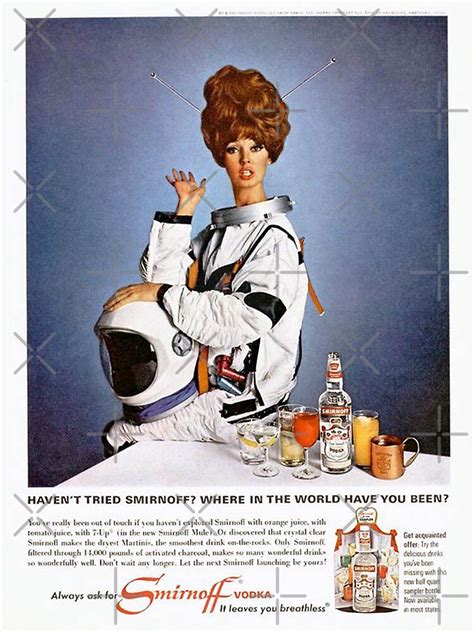 Vodka Martini Space Girl Astronaut Poster For Sale By Winstonelongo
