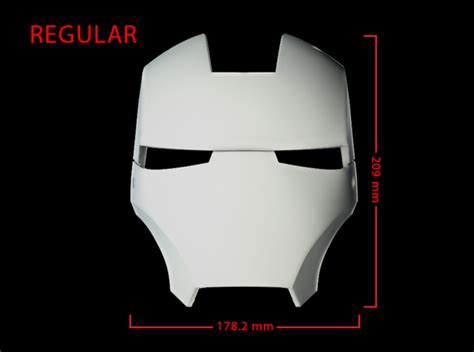 Iron man 1/2 scale patriot statue lighting shield resin model ant studios 40in. Iron Man Helmet Face Shield (Regular) Part 2 of 3 ...