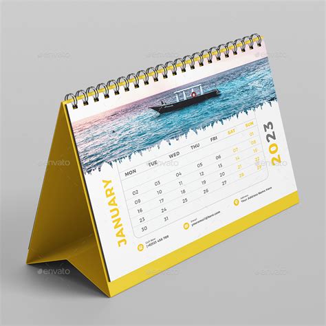 Desk Calendar 2023 Print Templates Graphicriver