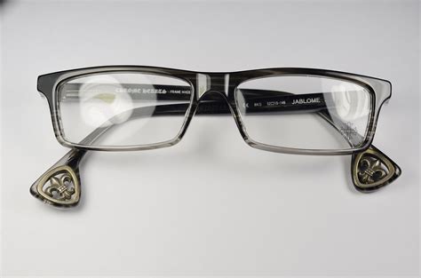 Chrome Hearts Jablome Bks Black Stripe Glasses Eyewear Eyeglass Frame Made In Japan Property Room