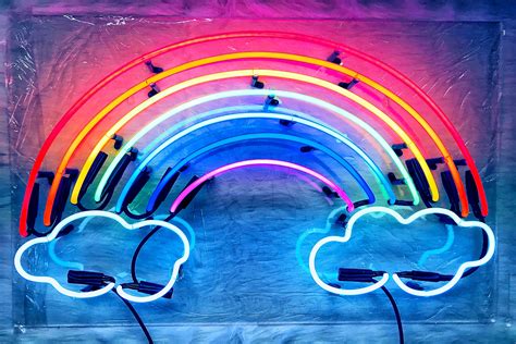 The Promise Of The Rainbow Glass Neon Sign By Confettidreamsneon