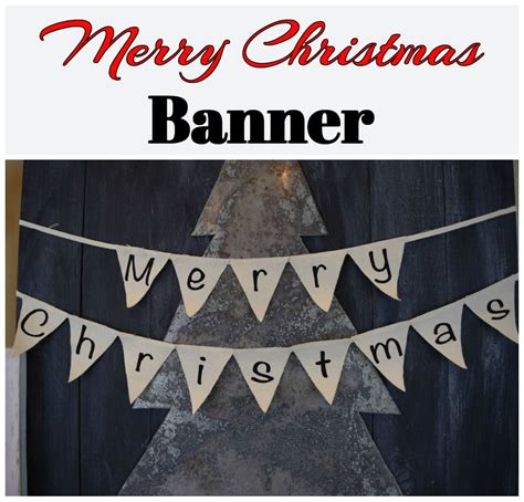 Merry Christmas Banner Dream Design Diy