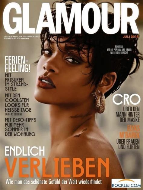 Rihanna 2014 Sensational Rihanna For Glamour Magazine Germany July