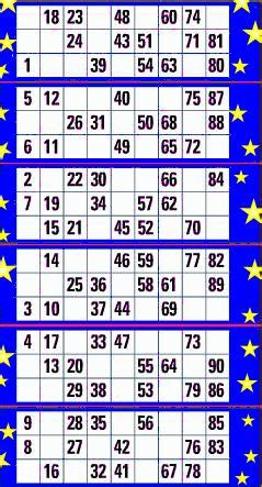 You can use the second copy of the caller's card to. Pin en Bingo online