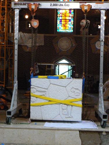 Installation Of New Altar Carmel Of St Therese Of Lisieux