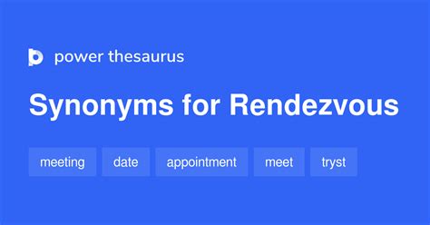 Rendezvous Synonyms 834 Words And Phrases For Rendezvous