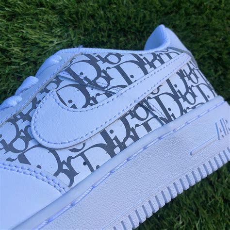 Dior Reflective Air Force 1 Custom Daniel Customs