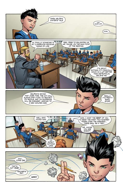 Damian Wayne As A School Student Comicnewbies