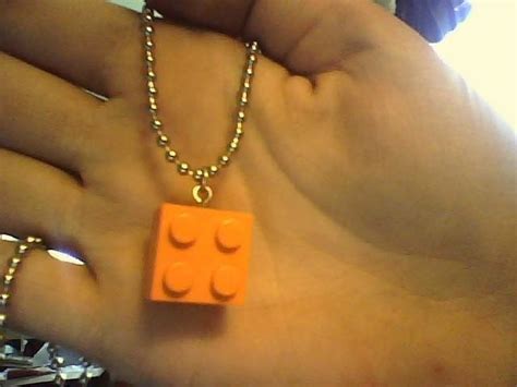 Lego Block Necklace · How To Make A Lego Necklace · Jewelry Making On