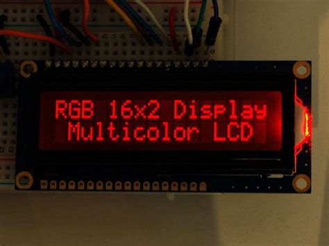 Rgb Backlight Negative Lcd 16x2 Extras Rgb On Black Van Adafruit